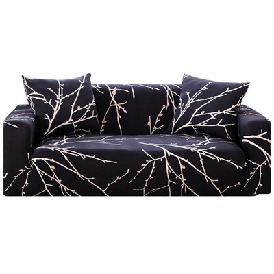 

123 Seaters Sofa Slipcover Stretch Protector Soft Couch Cover Anti-Slip Elastic