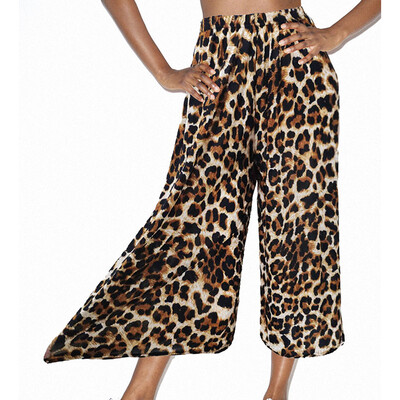 

Womens Pants Bohemia Loose Pants Print Trousers Wide Leg Leggings Casual Pants