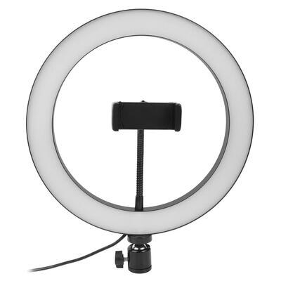 

10 inch LED Ring Light Dimmable Beauty Adjustable 3 Lights Color Fill Light
