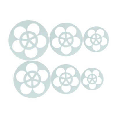 

6Pcs Rose Flower Fondant Cake Chocolate DIY Mold Cutter Decorating Tools