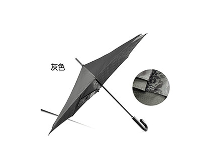 

ZHUIMEI Gentleman Jacquard Reverse Umbrella Business Umbrella 6949