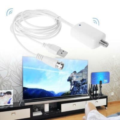 

USB Aerial Amplifier TV Antenna Signal Amplifier Booster 1080P Get More Channels