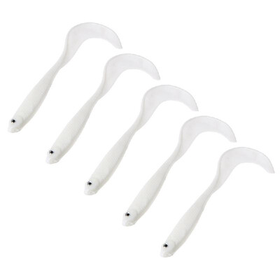 

12cm 65g 5pcs Fishing Lures Soft Plastic 3D Eyes Soft Bait Swimbait for Freshwater&Saltwater