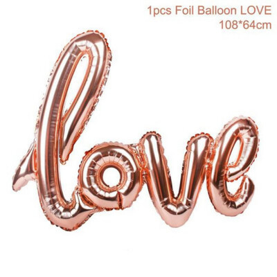 

Foil Balloons LOVE Siamesed red heart Ballon Wedding Decoration Ballon Romantic Valentines Day Love Letter Balls Party Supplies