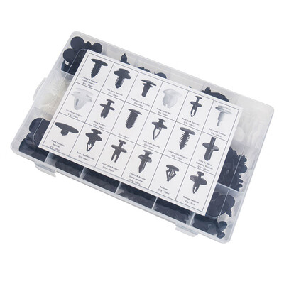 

415PCS Car Push Pin Rivet Trim Fastener Moulding Clips Assortment Kit 18 Sizes