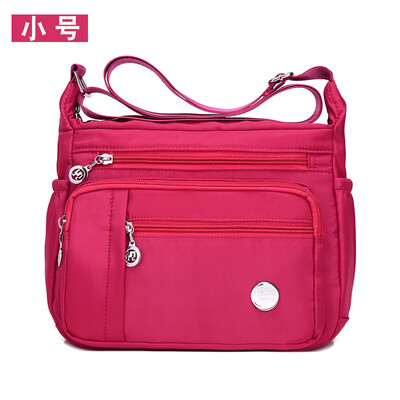 

Nylon Oxford cloth bag inclined backpack leisure shoulder bag canvas satchel female large capacity middle-aged&elderly mother