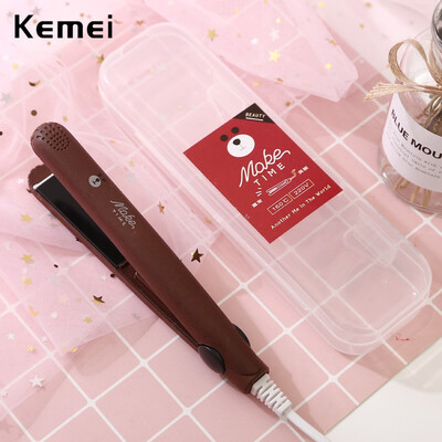 

Mini Steam flat Hair iron hair straightener Curler Straightening steampod Cute Professional Curling Hair irons