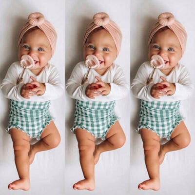 

Toddler Kids Baby Girl Infant Clothes Romper Tops Pants Bloomer Outfit Tracksuit