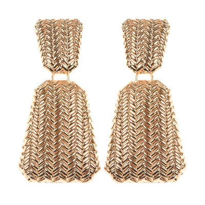 

2019 Fashion Gold Metal Round Disc Statement Earrings for Women Bijoux Brincos Party Gift Big Circle Drop Dangle Earring