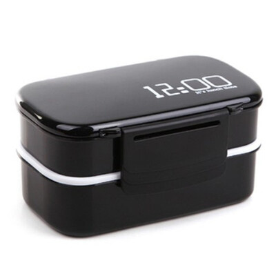 

1400ml Large Capacity Double Layer Lunch Box Microwave Oven Bento Food Container