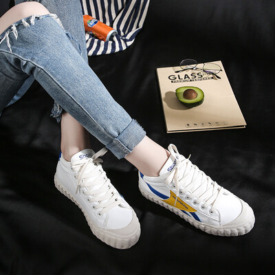 

New autumn leather small white shoes was thin Korean version of Harajuku wild super fire net red s