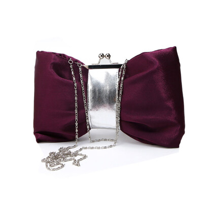 

Tailored Women Purse Handbag Evening Party Bag Satin Clutch Black