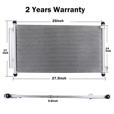 

3965 AC AC Condenser For 2012-2015 Honda civic Sedan 13-15 Acura ILX replacement