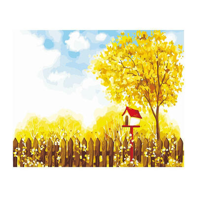 

Landscape DIY Digital Oil Painting Kits Canvas Coloring Paint By Numbers