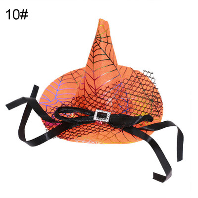 

1Pc Halloween Witch Hat Knot Hairband Hairpin Headpiece Cosplay Party Props