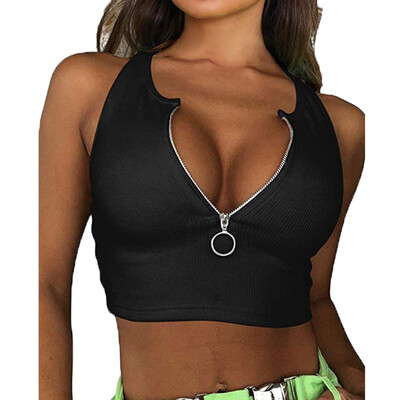 

Women Sexy Casual Tank Top Vest Blouse Sleeveless Summer Crop Top Shirt Cami Top