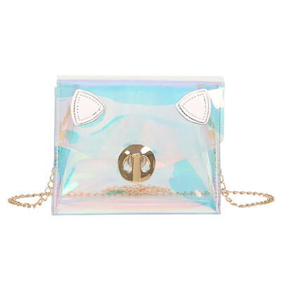 

Women Shoulder Bags Laser Transparent Crossbody Chain Messenger Beach Bags