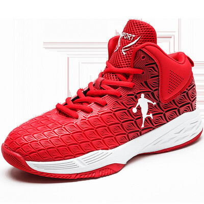 

Couple models high to help large size basketball shoes fashion breathable sports shoes non-slip wear-resistant shock-proof boots