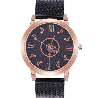 

Womens Fashion Female Clocks Women Luxury Quartz Watch Rose Gold Stainless Steel Dress Watches
