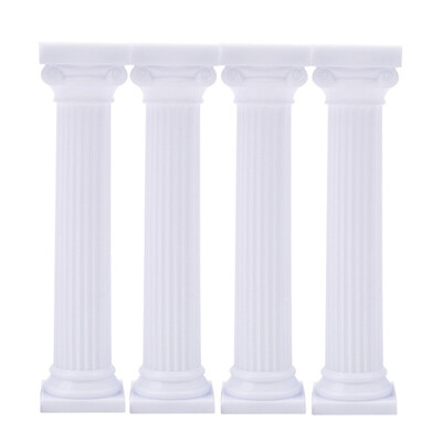 

4pc 12517cm Pillar Wedding Engagement Cake Rod Set Style Party Decor Newest UK