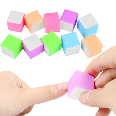 

Toponeto 10pcs Durable Sponge Nail File Polish Art Manicure Equipment Tools