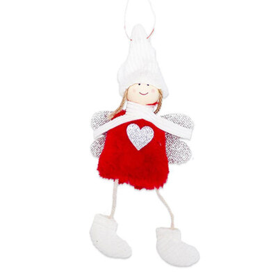

Xmas Fluffy Angel Christmas Tree Hanging Ornament Pendant Window Party Decor