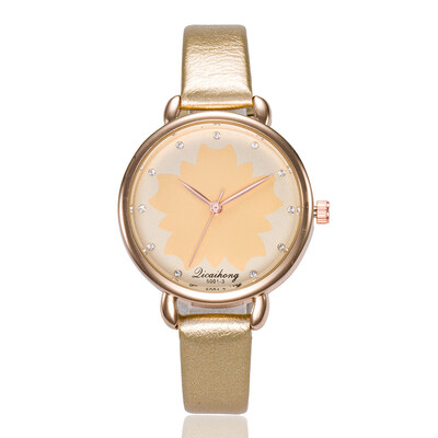 

Korean version of the personalized diamond pattern dial ladies quartz hand