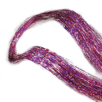 

1 Pack False Hair Strands Tinsel Glitter Hair Extension Party Accessories