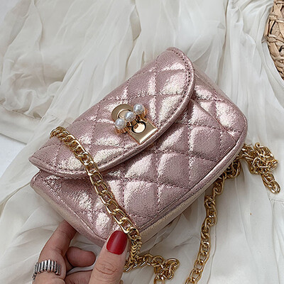 

North bag summer breeze womens new 2019 Korean version of Joker shoulder slung fashion diamond chain small square bag