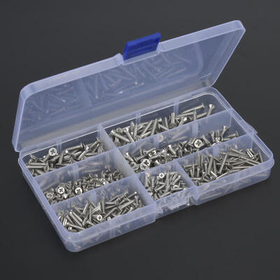 

Greensen 600pcs Metal Self Tapping Screws Set Raised Countersunk Machine Screw Assortment Kit