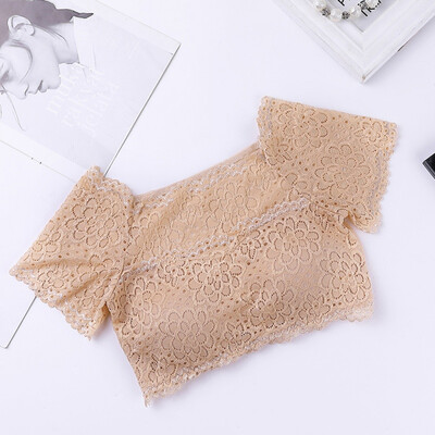 

Mesh Anti-lighting Vest Sexy Beauty Back Gathered Bra