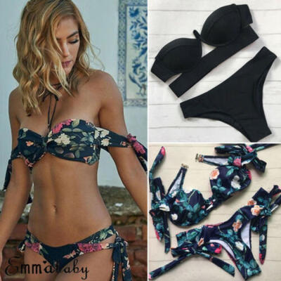 

Womens Bikini Set Push-up Padded Bra Beach Swimsuit Bathing Suit Swimwear HOT