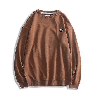 

Toponeto Mens New Trend Fashion Solid Color Loose Comfortable Long Sleeve Tops