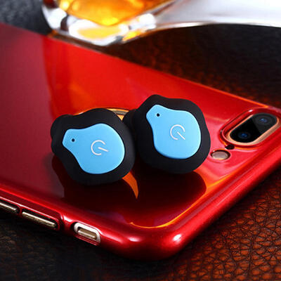 

TWS Mini Wireless Bluetooth Earphone Earpiece Stereo Invisible Earbuds Headset For Sports