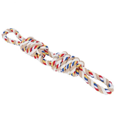 

Greensen Colorful Rope Shape Teeth Cleaning Protection Pet Biting Chewing Toy for Dog Pets