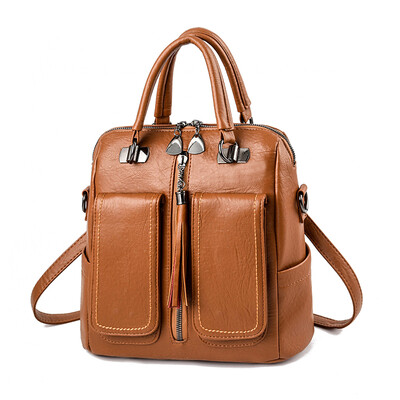

Bag womens fashion multi-purpose double-shoulder bag soft-skin soft-skin large-capacity one-shoulder one-shoulder bag