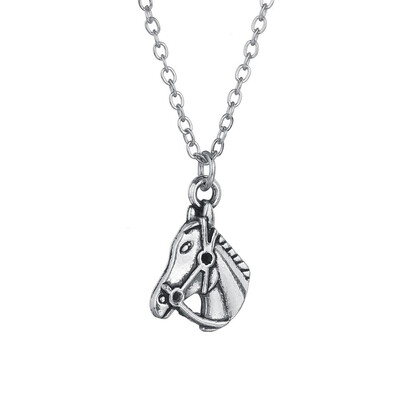 

Handmade Women Trendy Pendants & Necklace Owl Animal Serious Necklace Jewelry Female Necklace Jewelry Vintage Silver Color