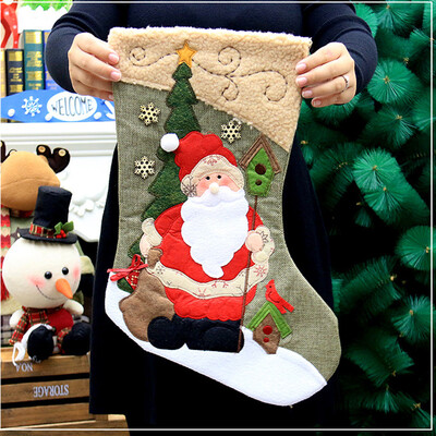 

Toponeto Christmas Santa Socks Cute Ornaments Festival Party Xmas Tree Hanging Decoration