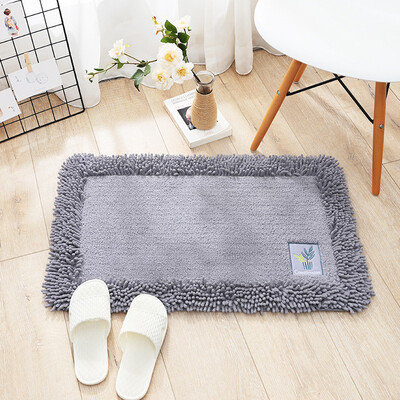 

Gobestart Super Absorbent Bath Mat Thick Anti-slip Kitchen Bathroom Floor Rug Doorway Pad