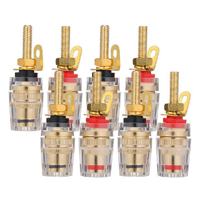 

4mm Banana Plug Gold Plated Speaker Terminal Long Plug Binding Column Low Frequency Amplifier Connector
