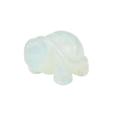 

Siaonvr 1Pcs Hand Carved Tortoise Jade Gemstone Ornament Craft Paperweight