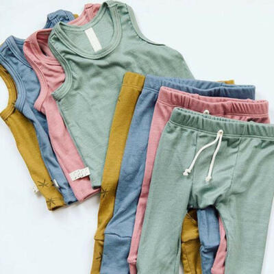

US Casual Newborn Kids Baby Boy Girl Top T-shirt Clothes Cotton Pants Outfit Set