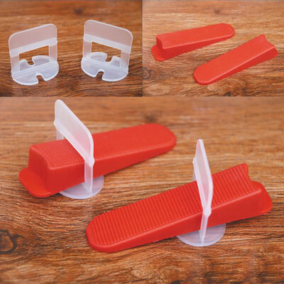 

100x 11523mm Tile Leveling System Spacer Clips Wall Floor Spacers Strap Tool