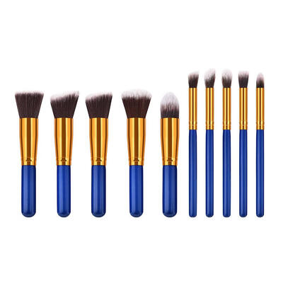 

10pcs Portable Makeup Brushes Set Powder Foundation Eyeshadow Blush Brushes