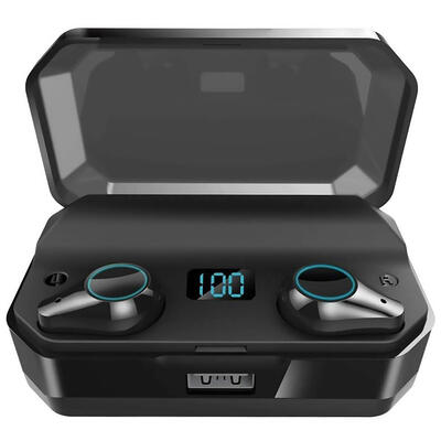 

TWS T9 Bluetooth 50 Wireless Earphones Waterproof with 7000mA Charging Box