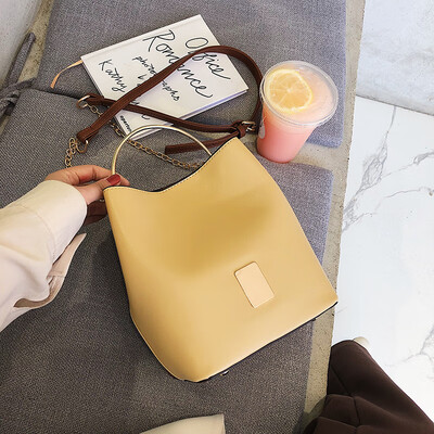 

Summer new large capacity texture package female 2019 new Korean version of the wild single shoulder slung fashion portable bucket bag