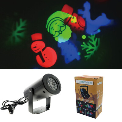 

〖Follure〗LED Projector Flashlight Landscape Outdoor Xmas Party Garden Film Lamp 4 Pattern