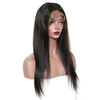 

Dolago Transparent 360 Lace Frontal Wig Straight Lace Front Human Hair Wigs 150 Density Indian Virgin