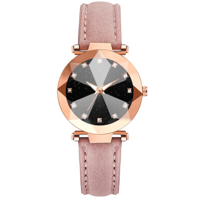 

Diamond dial dial prismatic ladies watch fashion trend watch