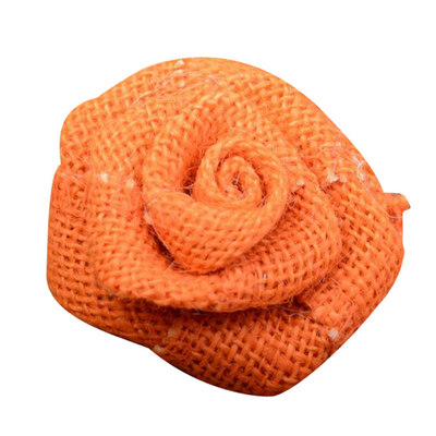 

Party Wreath Handmade Artificial Flower Burlap Rose Wedding Corsage Decoration